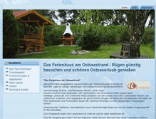 Tablet Screenshot of ferienhaus-mv-ruegen.de